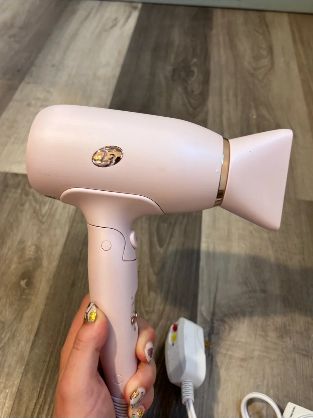 T3 AFAR Travel Hairdryer Satin Blush